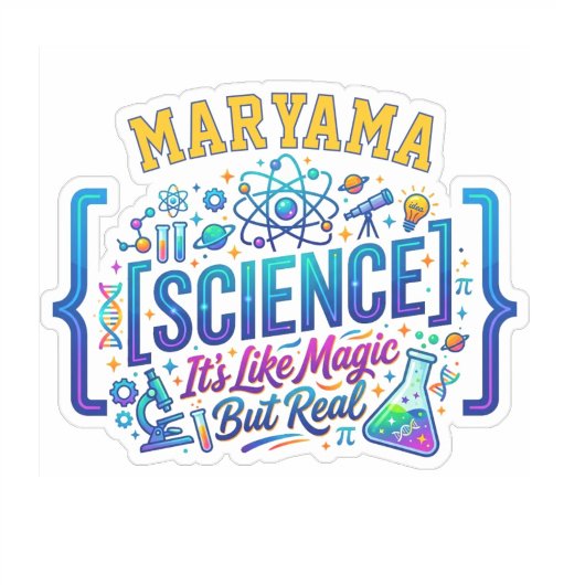Science It's Like Magic But Real | 先生の名前 シール