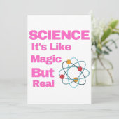 SCIENCE It's Like Magic, But Real 招待状 (スタンド正面)