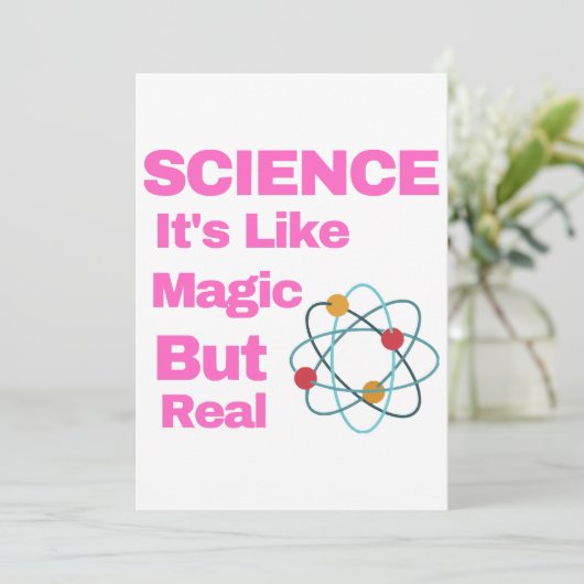 SCIENCE It's Like Magic, But Real 招待状 (スタンド正面)