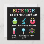 Science keeps you curious セーブザデート (正面)
