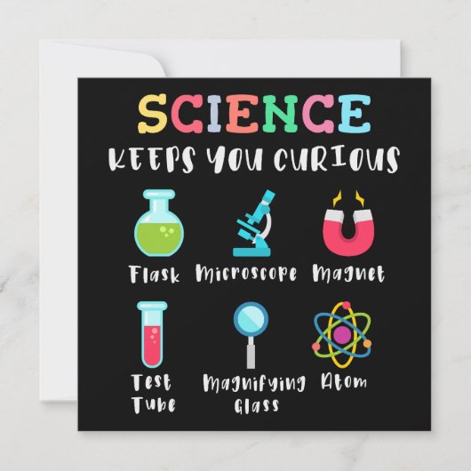 Science keeps you curious セーブザデート (正面)