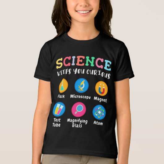 Science keeps you curious トライブレンドＴシャツ (正面)