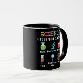Science keeps you curious マグカップ (正面右)