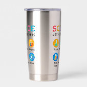 Science keeps you curious 保温保冷タンブラー (右面)