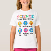 Science keeps you curious tシャツ (正面)