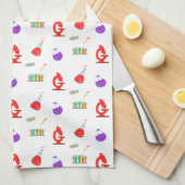 Science Labパターン キッチンタオル (四つ折り)