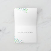 Science Lab誕生日ありがとう サンキューカード (内部)