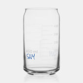 Science Lab Beaker パーソナライズされた Glass Chemistry ガラス缶 (裏面)
