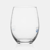 Science Lab Beaker パーソナライズされた Glass Chemistry ステムなしワイングラス (右)