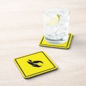 Science Lab Safety Sign懸命Plastic Coaster コースター (右側)