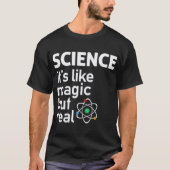 Science like magic but real friends boy tシャツ (正面)