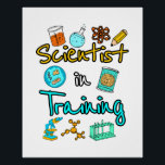 Science Lover STEMトレーニングの科学者 ポスター<br><div class="desc">この可愛いデザインは、STEMのテーマに興味がある人に最適だ。科学キャンプや科学フェアでの衣服、あるいは科学実験を行っている間に理想的である</div>