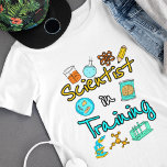 Science Lover STEM T-Shirtトレーニングの科学者 トドラーTシャツ<br><div class="desc">この可愛いデザインは、STEMのテーマに興味がある人に最適だ。科学キャンプや科学フェアでの衣服、あるいは科学実験を行っている間に理想的である</div>