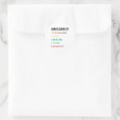 Science March - Earth Day Gift For Climate Change ラウンドシール (バッグ)