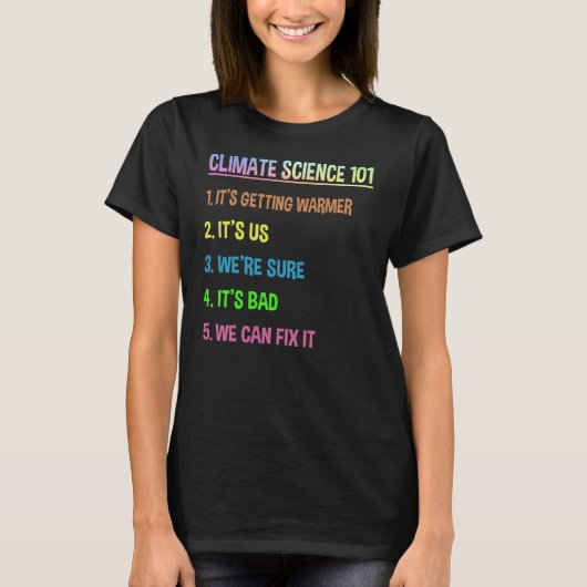 Science March - Earth Day Gift For Climate Change Tシャツ (正面)