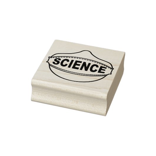 Science Mask Rubber Stamp 2x2" ラバースタンプ (スタンプ)