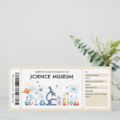 Science Museum Gift Certificate 招待状 (スタンド正面)