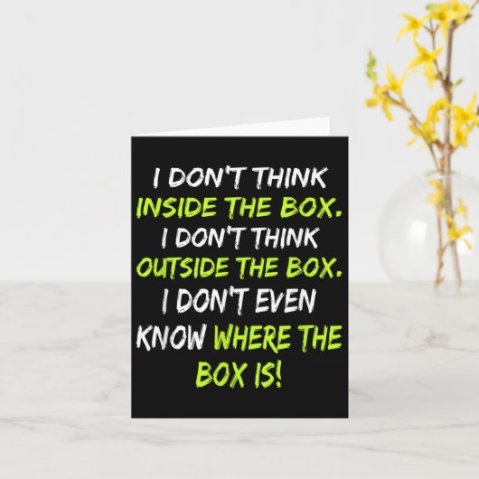 Science Nerd - Inventor - R&amp;d Develop New Idea カード (黄色い花)