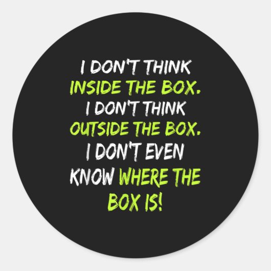 Science Nerd - Inventor - R&d Develop New Idea ラウンドシール (正面)