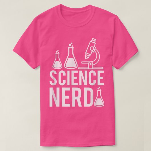 Science Nerd Science Chemistry Biology Physics Tea Tシャツ (デザイン正面)