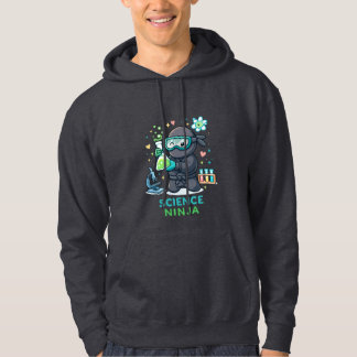 Science Ninja – Cute Chemist Cartoon DesigCamiseta パーカ