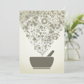 Science Objects招待状 招待状 (スタンド正面)