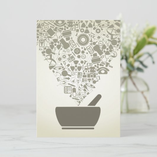 Science Objects招待状 招待状 (スタンド正面)