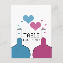 Science of Love Table Numberはがき ポストカード