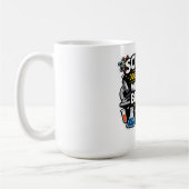 Science Over Belief – Funny Science Quote Design コーヒーマグカップ (左)