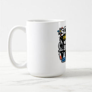 Science Over Belief – Funny Science Quote Design コーヒーマグカップ