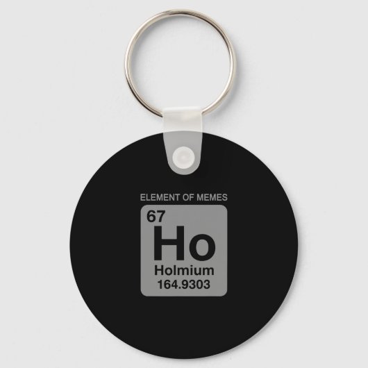 Science Periodic Table 67 Meme Element Of Memes 6  キーホルダー (正面)