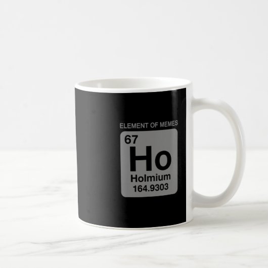 Science Periodic Table 67 Meme Element Of Memes 6  コーヒーマグカップ (右)