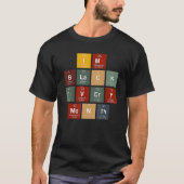 Science Periodic Table Element Black History Month Tシャツ (正面)