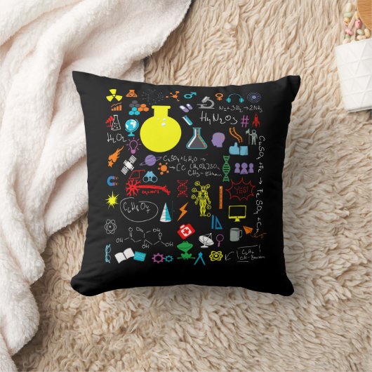 Science Physic Math Chemistry Biology Astronomy クッション (ブランケット)