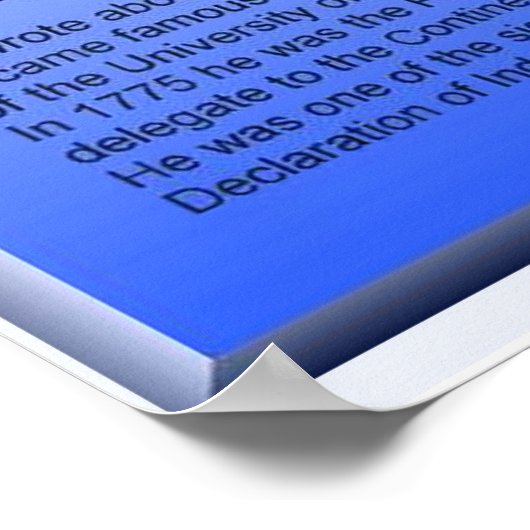 Science Physics Elects Benjamin Franklin ポスター (角)