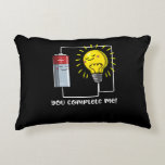 Science Physics You Complete Me おもしろい Joke アクセントクッション<br><div class="desc">科学物理科学の愛好家のための私のおもしろいジョークデザインを完了する。</div>