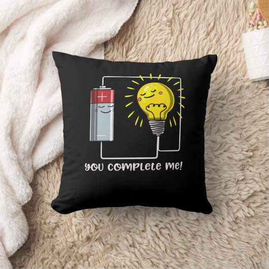 Science Physics You Complete Me おもしろい Joke クッション (ブランケット)
