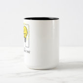 Science Physics You Complete Me おもしろい Joke ツートーンマグカップ (中央)