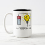 Science Physics You Complete Me おもしろい Joke ツートーンマグカップ<br><div class="desc">科学物理科学の愛好家のための私のおもしろいジョークデザインを完了する。</div>