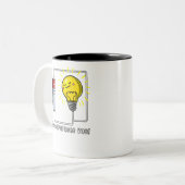 Science Physics You Complete Me おもしろい Joke ツートーンマグカップ (正面左)