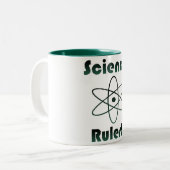 Science Rulesギーク ツートーンマグカップ (正面左)