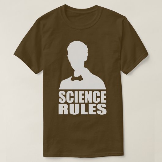 Science Rules 1 Tシャツ (デザイン正面)