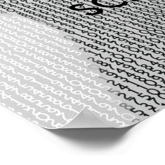 SCIENCE RULES | math pi number ポスター (角)