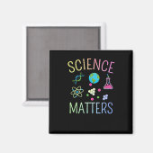 Science S – サイエンスおもしろいプンステッカー マグネット (正面/裏面)