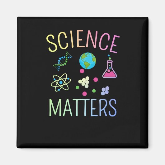 Science S – サイエンスおもしろいプンステッカー マグネット (正面)