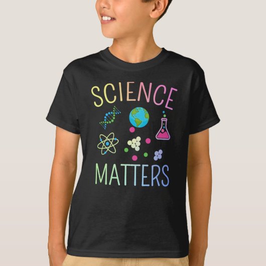 Science S – サイエンスおもしろいプンステッカー Tシャツ (正面)