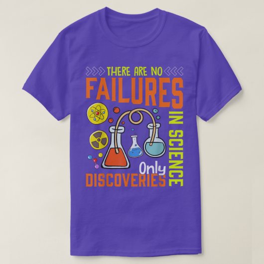 Science Scientist Science Lovにおもしろい障害はない Tシャツ (デザイン正面)