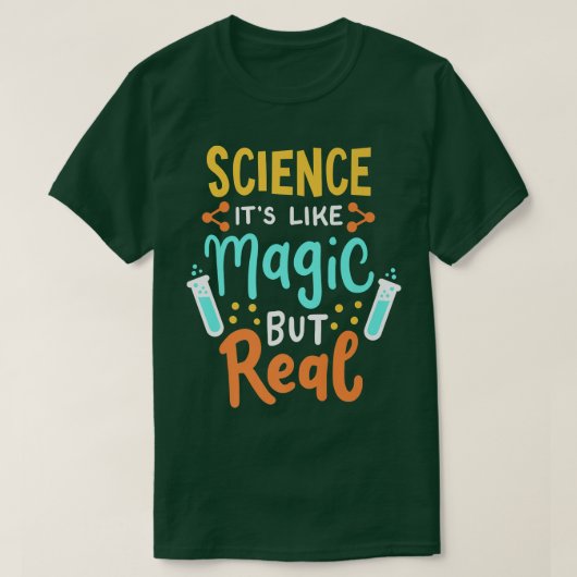 Science Scientist Teacher Student Chemist Physicis Tシャツ (デザイン正面)