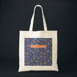 Science / Scientist - Your Name /Monogram DNA トートバッグ<br><div class="desc">Perfect gift for the special someone in your life who is a hardworking scientist or maths / physics student studying hard at University. Help them make the most of their studies or science duties with their own customized monogram or name tote bag. This is the perfect gift for a nurse...</div>