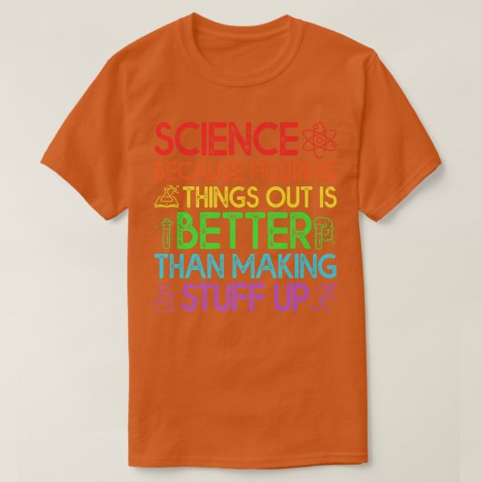 Science Shirt, Science Shirt, Science Is Real, Sci Tシャツ (デザイン正面)